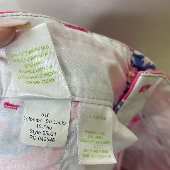 Lilly Pulitzer The Chipper Short Samba Capri Pink Bermudas 2 - Picture 6 of 7